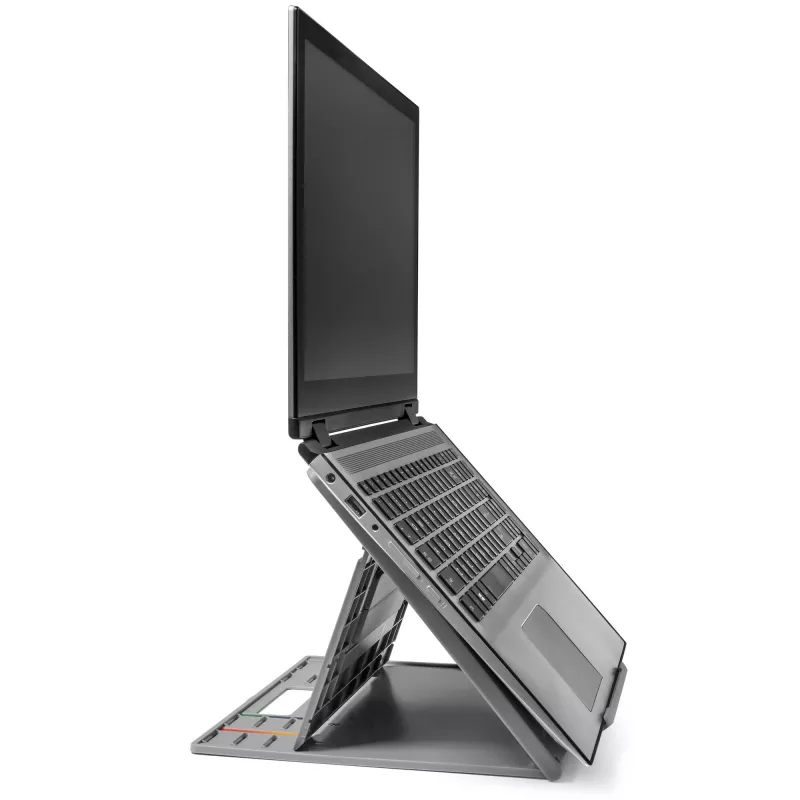 Kensington SmartFit Easy Riser Go – soporte elevador y refrigerador ergonómico ajustable para portátiles de hasta 17 pulgadas