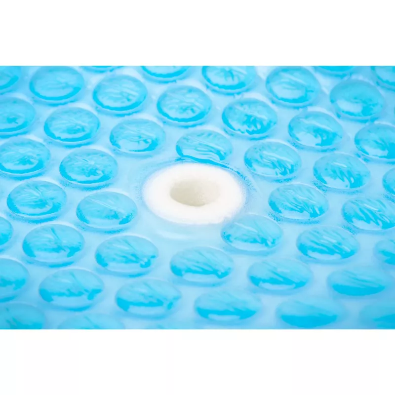 Kensington Cojín de asiento Premium Cool-Gel, cojín de asiento, espuma viscoelástica, silla, negro, liso, cremallera