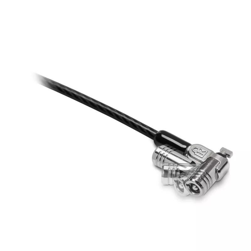 Kensington MICROSAVER 2.0 MK CANDADO PARA PORTÁTIL, llave, acero, negro, plateado