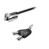 Kensington MICROSAVER 2.0 MK CANDADO PARA PORTÁTIL, llave, acero, negro, plateado