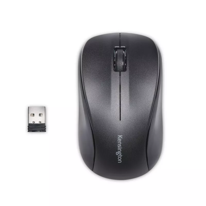 Kensington Ratón inalámbrico ValuMouse, ambidiestro, óptico, RF inalámbrico, 1000 DPI, negro
