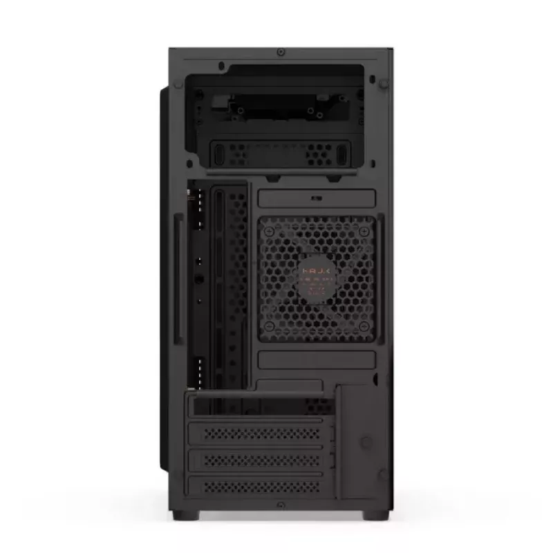 Caja de PC KRUX Astro Cube negra — chasis Cube, compatible con Micro ATX/Mini-ITX, 1 bahía de 3,5 inch + 2 de 2,5 inch, ventana lateral, fuente de alimentación máx. 28 cm, altura máx. de disipador 136 mm