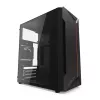 Caja de PC KRUX Astro Cube negra — chasis Cube, compatible con Micro ATX/Mini-ITX, 1 bahía de 3,5 inch + 2 de 2,5 inch, ventana lateral, fuente de alimentación máx. 28 cm, altura máx. de disipador 136 mm