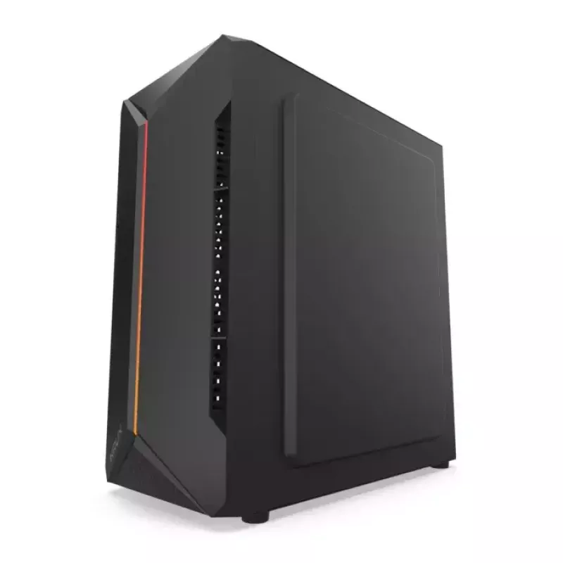 Caja de PC KRUX Astro Cube negra — chasis Cube, compatible con Micro ATX/Mini-ITX, 1 bahía de 3,5 inch + 2 de 2,5 inch, ventana lateral, fuente de alimentación máx. 28 cm, altura máx. de disipador 136 mm