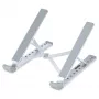 StarTech.com soporte plegable elevador para portátil, soporte ergonómico portátil de altura ajustable, estructura de aluminio ventilada soporta 10 kg, inclinable/elevable/angulado para portátil/tableta, diseño plegable