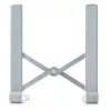 StarTech.com soporte plegable elevador para portátil, soporte ergonómico portátil de altura ajustable, estructura de aluminio ventilada soporta 10 kg, inclinable/elevable/angulado para portátil/tableta, diseño plegable