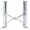 StarTech.com soporte plegable elevador para portátil, soporte ergonómico portátil de altura ajustable, estructura de aluminio ventilada soporta 10 kg, inclinable/elevable/angulado para portátil/tableta, diseño plegable