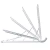 StarTech.com soporte plegable elevador para portátil, soporte ergonómico portátil de altura ajustable, estructura de aluminio ventilada soporta 10 kg, inclinable/elevable/angulado para portátil/tableta, diseño plegable