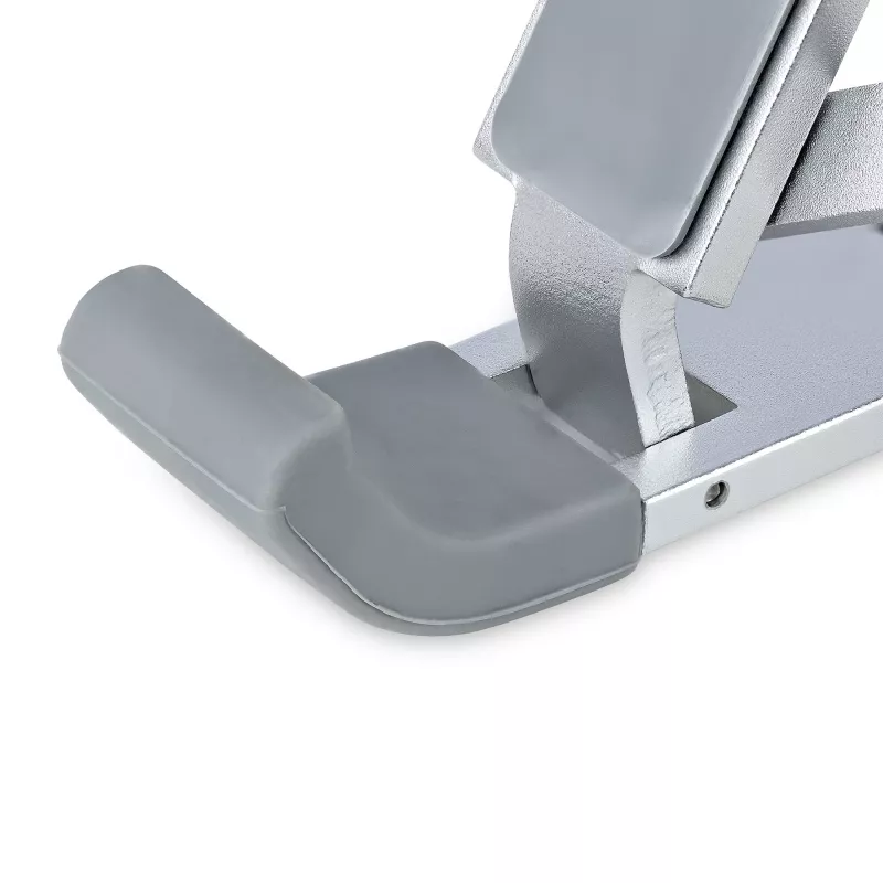 StarTech.com soporte plegable elevador para portátil, soporte ergonómico portátil de altura ajustable, estructura de aluminio ventilada soporta 10 kg, inclinable/elevable/angulado para portátil/tableta, diseño plegable