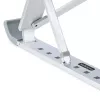 StarTech.com soporte plegable elevador para portátil, soporte ergonómico portátil de altura ajustable, estructura de aluminio ventilada soporta 10 kg, inclinable/elevable/angulado para portátil/tableta, diseño plegable