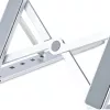 StarTech.com soporte plegable elevador para portátil, soporte ergonómico portátil de altura ajustable, estructura de aluminio ventilada soporta 10 kg, inclinable/elevable/angulado para portátil/tableta, diseño plegable