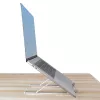 StarTech.com soporte plegable elevador para portátil, soporte ergonómico portátil de altura ajustable, estructura de aluminio ventilada soporta 10 kg, inclinable/elevable/angulado para portátil/tableta, diseño plegable