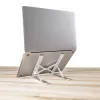 StarTech.com soporte plegable elevador para portátil, soporte ergonómico portátil de altura ajustable, estructura de aluminio ventilada soporta 10 kg, inclinable/elevable/angulado para portátil/tableta, diseño plegable