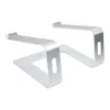 StarTech.com soporte para portátil de escritorio, soporta 5 kg/11 lb, aluminio, plata, elevación ergonómica para portátil, soporte portátil, soporte para ordenador para MacBook Air/Pro, Dell XPS, Lenovo