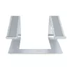 StarTech.com soporte para portátil de escritorio, soporta 5 kg/11 lb, aluminio, plata, elevación ergonómica para portátil, soporte portátil, soporte para ordenador para MacBook Air/Pro, Dell XPS, Lenovo