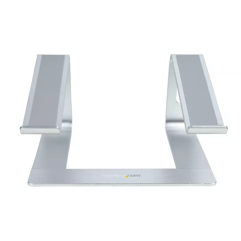 StarTech.com soporte para portátil de escritorio, soporta 5 kg/11 lb, aluminio, plata, elevación ergonómica para portátil, soporte portátil, soporte para ordenador para MacBook Air/Pro, Dell XPS, Lenovo