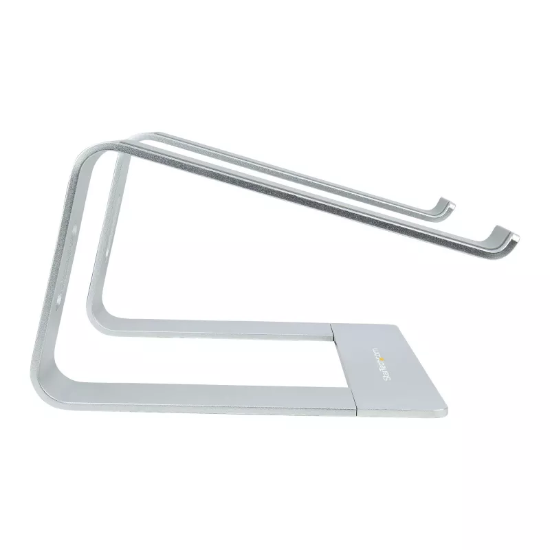 StarTech.com soporte para portátil de escritorio, soporta 5 kg/11 lb, aluminio, plata, elevación ergonómica para portátil, soporte portátil, soporte para ordenador para MacBook Air/Pro, Dell XPS, Lenovo