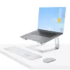StarTech.com soporte para portátil de escritorio, soporta 5 kg/11 lb, aluminio, plata, elevación ergonómica para portátil, soporte portátil, soporte para ordenador para MacBook Air/Pro, Dell XPS, Lenovo