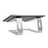 StarTech.com soporte para portátil de escritorio, soporta 5 kg/11 lb, aluminio, plata, elevación ergonómica para portátil, soporte portátil, soporte para ordenador para MacBook Air/Pro, Dell XPS, Lenovo