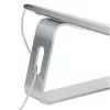 StarTech.com soporte para portátil de escritorio, soporta 5 kg/11 lb, aluminio, plata, elevación ergonómica para portátil, soporte portátil, soporte para ordenador para MacBook Air/Pro, Dell XPS, Lenovo