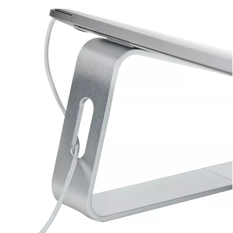 StarTech.com soporte para portátil de escritorio, soporta 5 kg/11 lb, aluminio, plata, elevación ergonómica para portátil, soporte portátil, soporte para ordenador para MacBook Air/Pro, Dell XPS, Lenovo