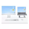 StarTech.com soporte para portátil de escritorio, soporta 5 kg/11 lb, aluminio, plata, elevación ergonómica para portátil, soporte portátil, soporte para ordenador para MacBook Air/Pro, Dell XPS, Lenovo