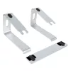 StarTech.com soporte para portátil de escritorio, soporta 5 kg/11 lb, aluminio, plata, elevación ergonómica para portátil, soporte portátil, soporte para ordenador para MacBook Air/Pro, Dell XPS, Lenovo