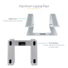 StarTech.com soporte para portátil de escritorio, soporta 5 kg/11 lb, aluminio, plata, elevación ergonómica para portátil, soporte portátil, soporte para ordenador para MacBook Air/Pro, Dell XPS, Lenovo