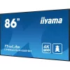 iiyama LH8665UHSB-B1 pantalla de señalización diseño kiosco 2,18 m (86 pulgadas) LED Wi-Fi 800 cd/m² 4K Ultra HD negro procesador integrado Android 11 24/7