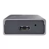 StarTech.com carcasa USB-C 10 Gbit/s para SSD M.2 NVMe o M.2 SATA – carcasa externa de aluminio sin herramientas para SSD M.2 PCIe/SATA NGFF – cable host USB Type-C y Type-A – compatible con 2230/2242/2260/2280