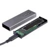StarTech.com carcasa USB-C 10 Gbit/s para SSD M.2 NVMe o M.2 SATA – carcasa externa de aluminio sin herramientas para SSD M.2 PCIe/SATA NGFF – cable host USB Type-C y Type-A – compatible con 2230/2242/2260/2280