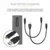 StarTech.com carcasa USB-C 10 Gbit/s para SSD M.2 NVMe o M.2 SATA – carcasa externa de aluminio sin herramientas para SSD M.2 PCIe/SATA NGFF – cable host USB Type-C y Type-A – compatible con 2230/2242/2260/2280