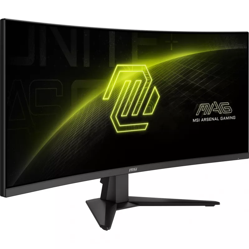 MSI MAG 346CQ Monitor de ordenador 86,4 cm (34 inch) 3440 x 1440 píxeles UltraWide Dual Quad HD LCD Negro