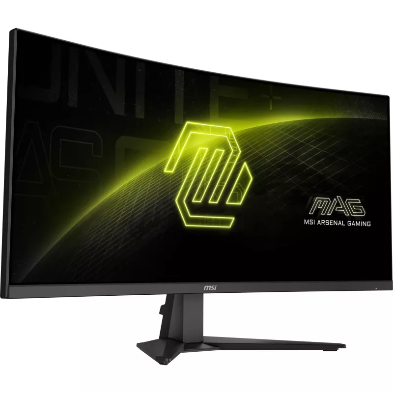 MSI MAG 346CQ Monitor de ordenador 86,4 cm (34 inch) 3440 x 1440 píxeles UltraWide Dual Quad HD LCD Negro