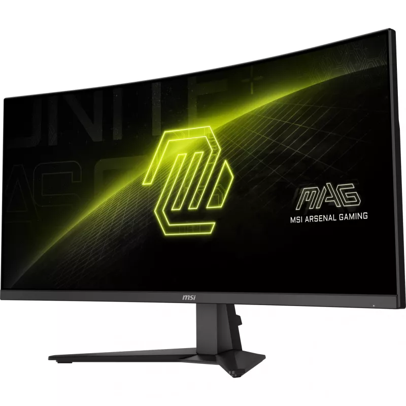 MSI MAG 346CQ Monitor de ordenador 86,4 cm (34 inch) 3440 x 1440 píxeles UltraWide Dual Quad HD LCD Negro