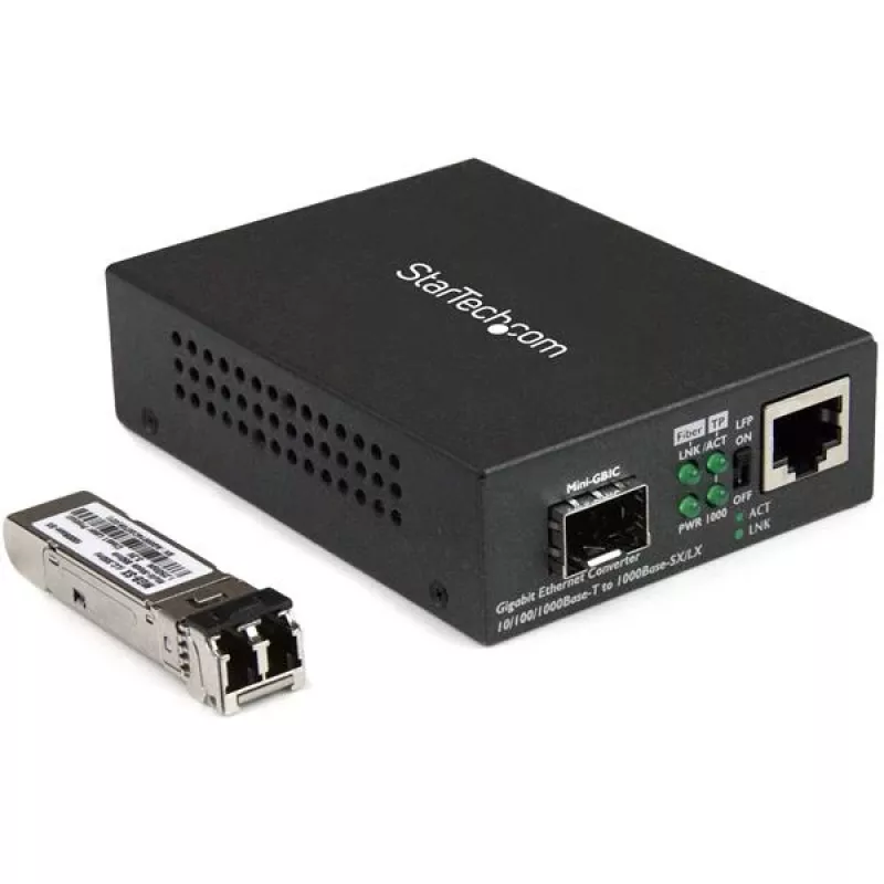 StarTech.com Convertidor de medios de fibra Gigabit Ethernet - Compacto - 850nm MM LC - 550m