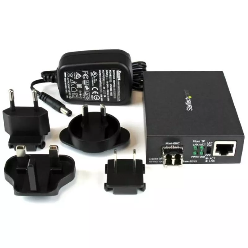 StarTech.com Convertidor de medios de fibra Gigabit Ethernet - Compacto - 850nm MM LC - 550m