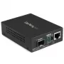 StarTech.com Convertidor de medios de fibra Gigabit Ethernet con ranura SFP abierta