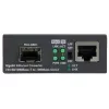 StarTech.com Convertidor de medios de fibra Gigabit Ethernet con ranura SFP abierta