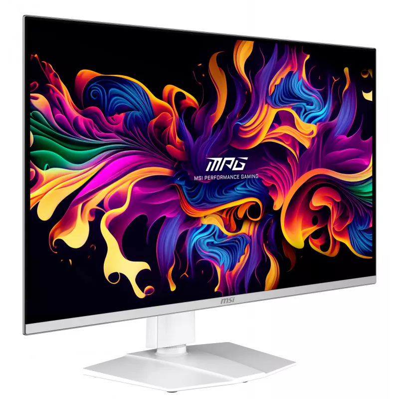 MSI MPG 321URXW QD-OLED Monitor de ordenador 80 cm (31,5 inch) 3840 x 2160 píxeles 4K Ultra HD Blanco