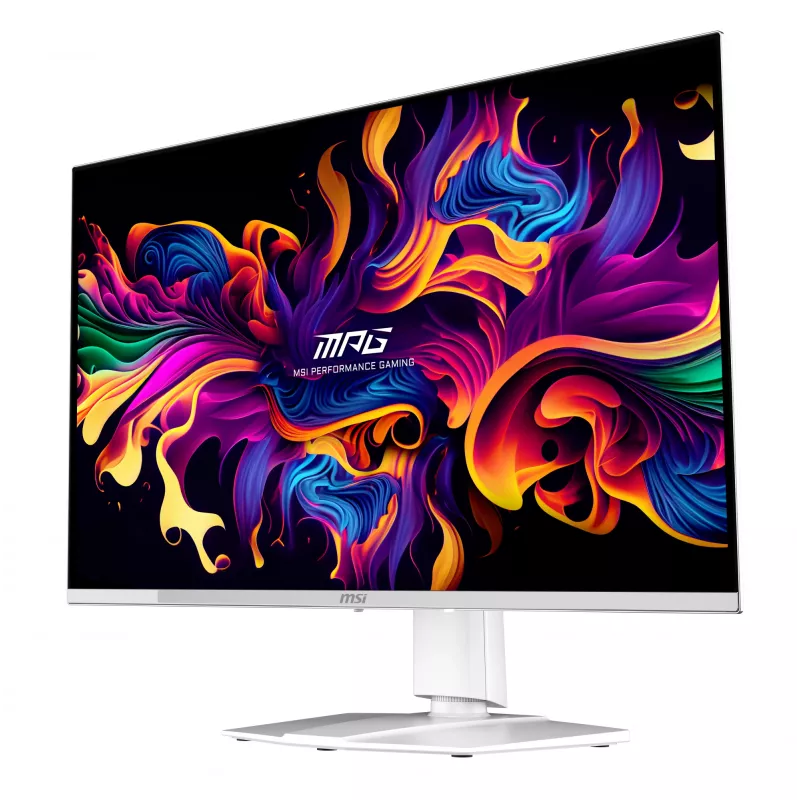 MSI MPG 321URXW QD-OLED Monitor de ordenador 80 cm (31,5 inch) 3840 x 2160 píxeles 4K Ultra HD Blanco