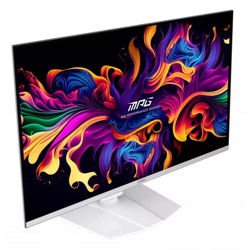 MSI MPG 321URXW QD-OLED Monitor de ordenador 80 cm (31,5 inch) 3840 x 2160 píxeles 4K Ultra HD Blanco