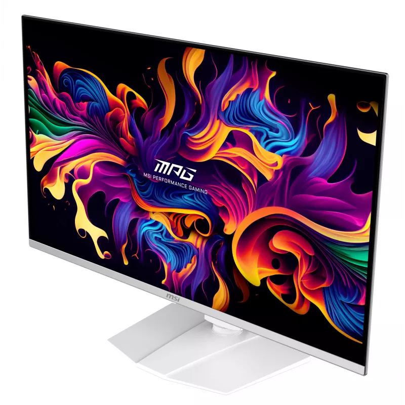 MSI MPG 321URXW QD-OLED Monitor de ordenador 80 cm (31,5 inch) 3840 x 2160 píxeles 4K Ultra HD Blanco