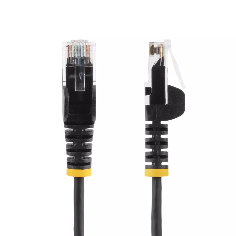 Cable StarTech.com 2 m CAT6 – delgado – conectores RJ45 sin enganches – negro