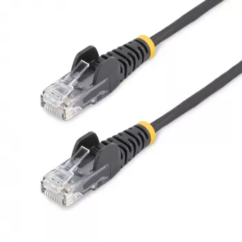 Cable StarTech.com 3 m CAT6 - delgado - conectores RJ45 sin enganches - negro