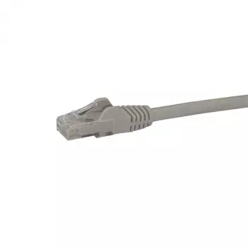 Cable Ethernet StarTech.com 10 m CAT6 – gris – cable Gigabit Ethernet CAT 6 – 250 MHz 100 W PoE RJ45 UTP de red/parcheo, sin enganches con alivio de tensión, probado individualmente