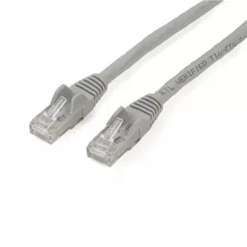 Cable Ethernet StarTech.com 2 m CAT6 – gris, cable Gigabit Ethernet CAT 6 – 250 MHz, 100 W PoE, RJ45, UTP, de red/parcheo, sin enganches con alivio de tensión, probado individualmente