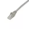 Cable Ethernet StarTech.com 2 m CAT6 – gris, cable Gigabit Ethernet CAT 6 – 250 MHz, 100 W PoE, RJ45, UTP, de red/parcheo, sin enganches con alivio de tensión, probado individualmente