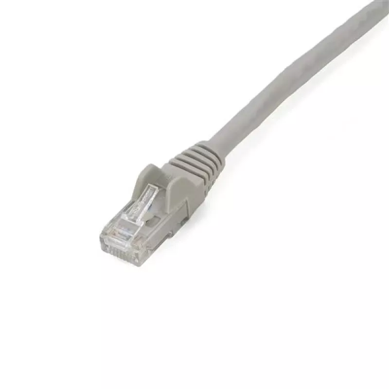 Cable Ethernet StarTech.com 2 m CAT6 – gris, cable Gigabit Ethernet CAT 6 – 250 MHz, 100 W PoE, RJ45, UTP, de red/parcheo, sin enganches con alivio de tensión, probado individualmente