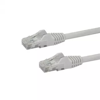 Cable Ethernet StarTech.com 2 m CAT6 - blanco cable Gigabit Ethernet CAT 6 -250MHz 100W PoE RJ45 UTP de red/parcheo sin enganches con alivio de tensión probado individualmente